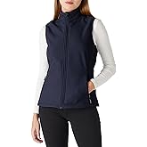 Outdoor Ventures Women's Lightweight Softshell Vest Windproof Fleece Lined Zip Up Sleeveless Jacket for Running Hiking Golf
