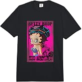 Betty Boop Red Hot Biker Betty Comfort Colors Adult Heavyweight T-Shirt