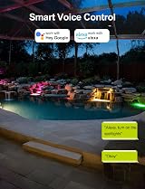 NATPOW RGB Underwater Pond Lights 6-in-1 IP68 APP Control Remote 5V view 7