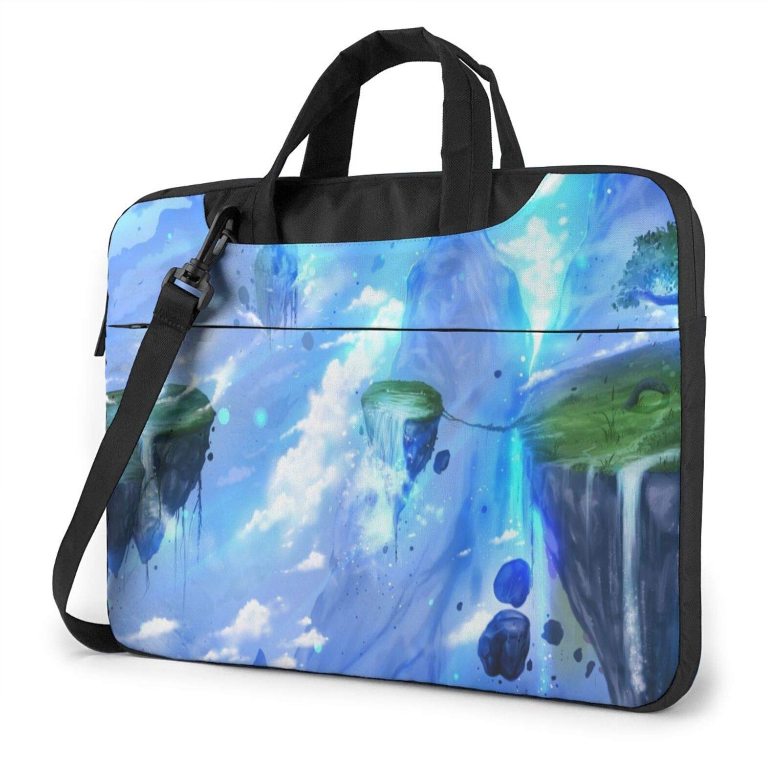 Laptop Bag Fantasy Floating Island Laptop Shoulder Messenger Bag 13 Inch Waterproof Notebook Compute