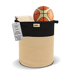 Minmallife Cotton Rope Basket for Storage with