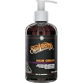 Suavecito Hair Cream for Men - Pump Bottle, Light Hold, Natural Shine, Water Based, Tames Frizz, Great for Curly Hair