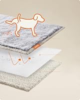 Feandrea XXL Waterproof Dog Blanket 203x152 cm Reversible Grey Ombré view 3