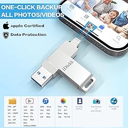 iDiskk 512GB Mfi Certified,Flash Drive for