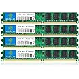Rasalas DDR2 8GB Kit (4X 2GB) DDR2-800 PC2-6400 Udimm 2RX8 1.8V CL6 240-Pin Non-ECC Unbuffered Desktop RAM Memory