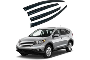 CHYKORLA 4PCS Rain Guards Window Visors Wind Deflector Fits for 2012-2016 Honda CR-V (CRV) SUV, Front & Rear Vent Visors, Outside Mount Vent Shade Shield 2013 2014 2015