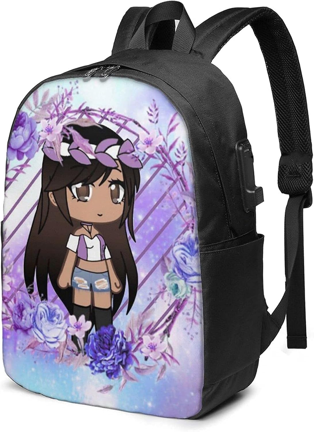 School Bag Gacha Cute Life Adult Waterproof USB Backpack Shoulder Bags