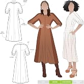 Style Arc Sewing Pattern - Penelope Woven Dress (Sizes 18-30)