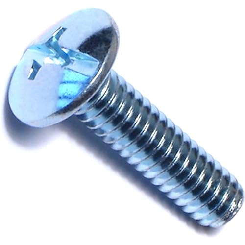 Hard-to-Find Fastener 014973320867 Combo Truss Machine Screws, 1/4-20 x 1, Piece-100, zinc