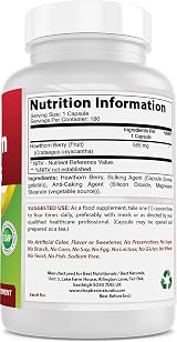 Best Naturals Hawthorn Berry 565 mg 180 Capsules 180 Count view 2