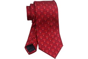 Rosiika Men's Striped Ties Plaid Formal Business Groomsmen Necktie for Wedding