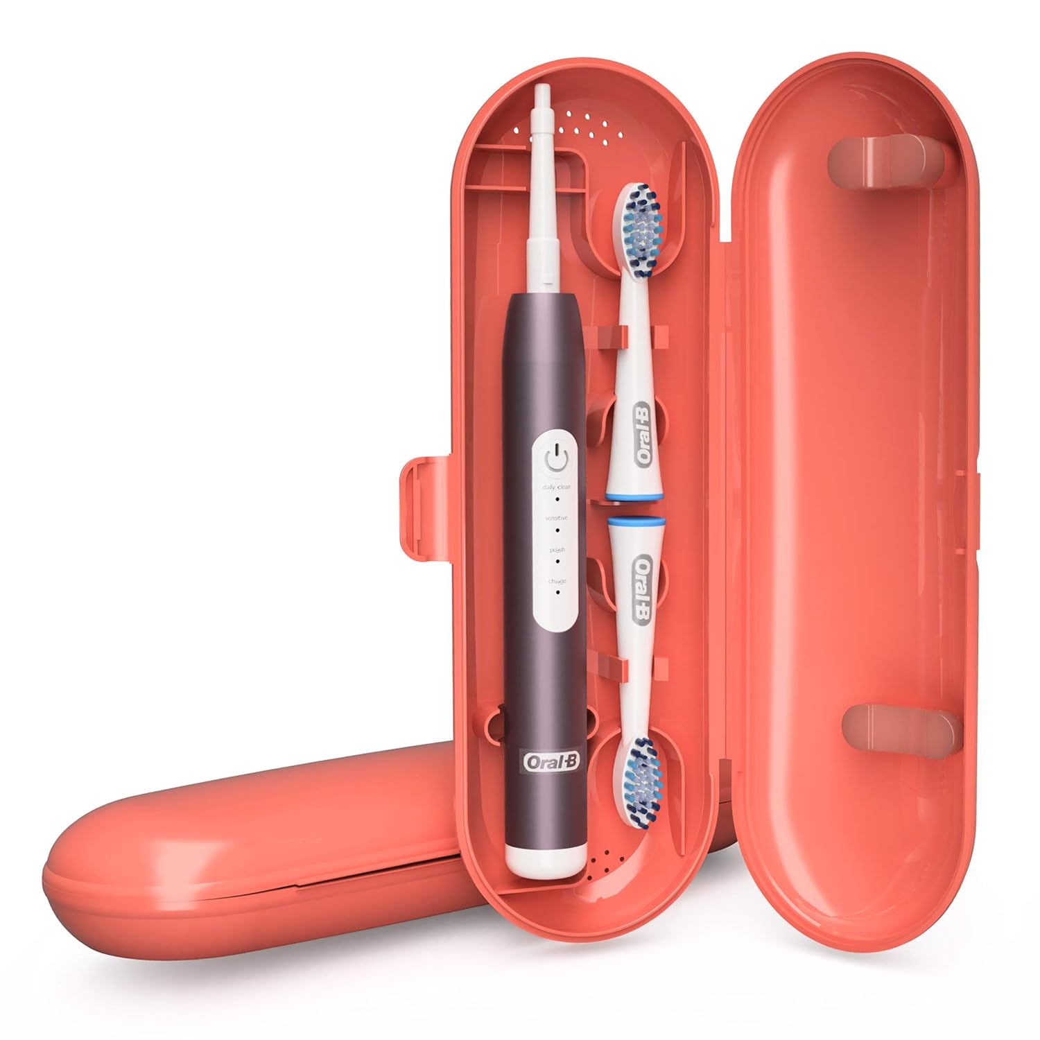 WonderSmile Reiseetui Für Schallzahnbürsten - Wasserdichte Hartschale Mit Praktischen Fächern