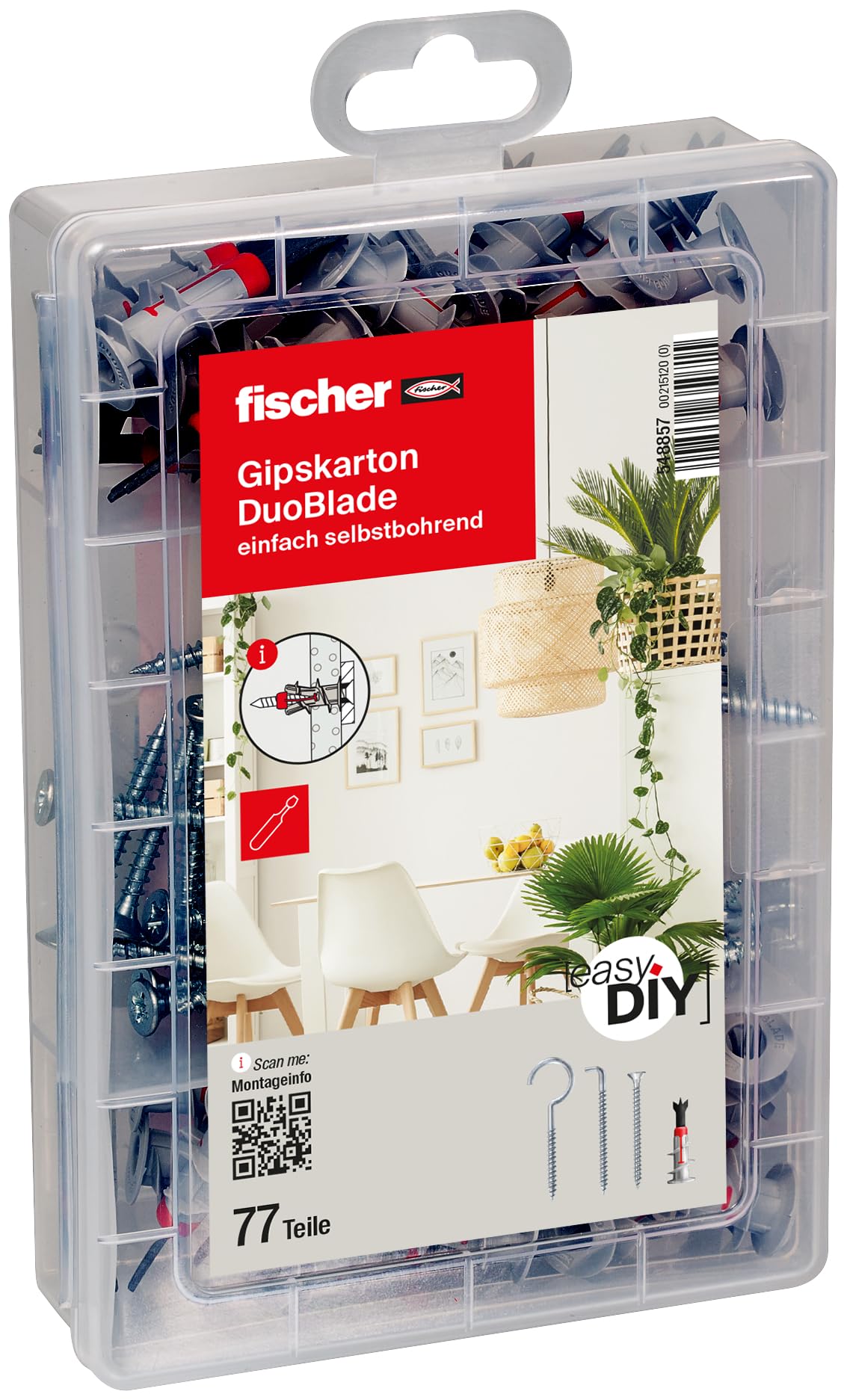 fischer Meister Box Dowel Set, 548857