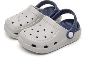 MEMON Baby Boys Girls Clogs Slippers Toddler Slip On Lightweight Sandals Shockproof Girls Summer Pool Beach Shoe