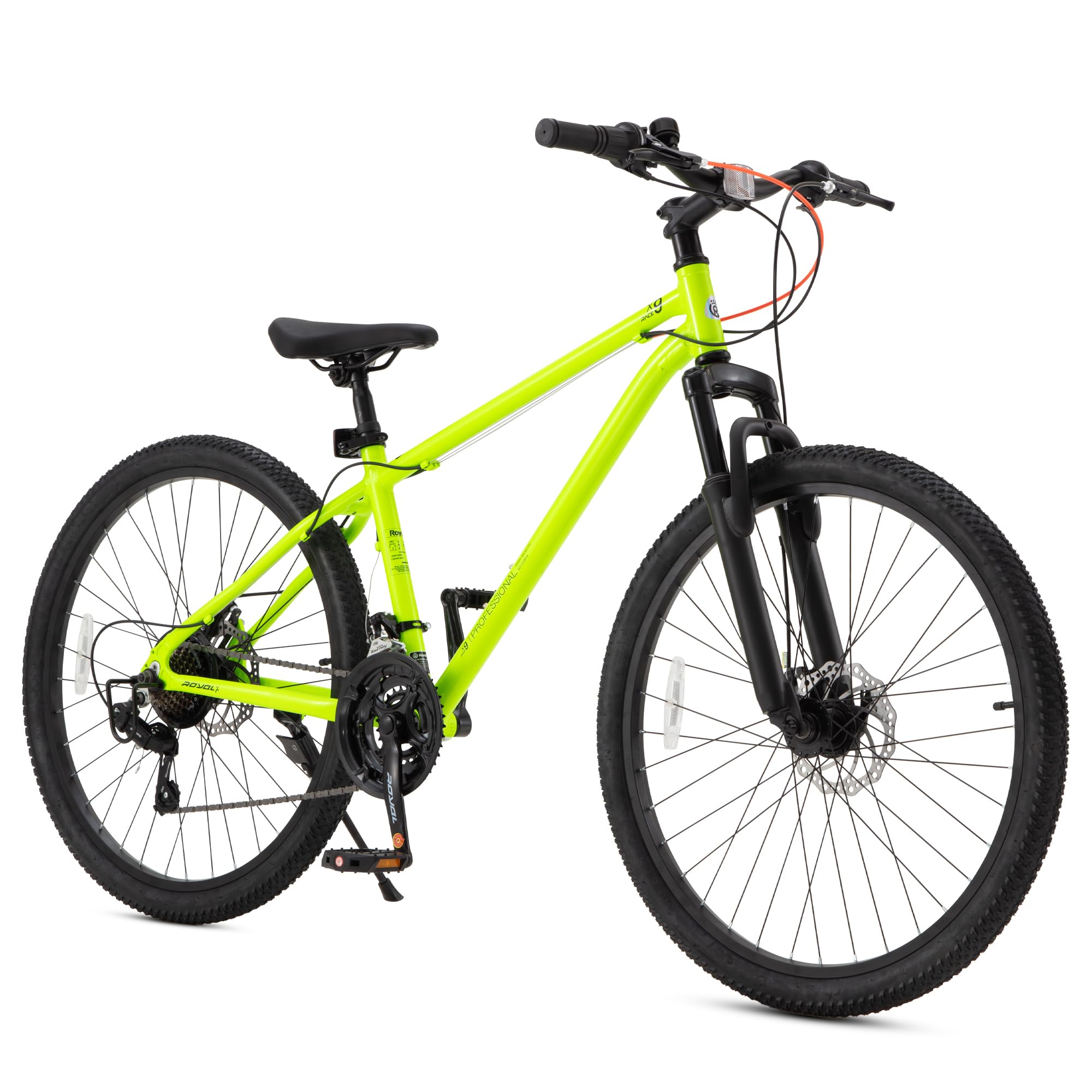 Photo 1 of RoyalBaby X9 Kids Mountain Bike, Ultra-Light Aluminum Frame 26-Inch Wheels Bicycle for Boys and Girls Ages 10+, 21-Speed with Front Suspension, Green
