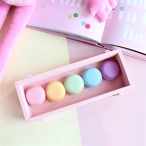 Rocutus 16 Pieces Macaron Case,Mini Macaron pill organizer