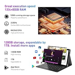 Xgody 10.1 Inch Tablet Android 13,12GB RAM+128GB