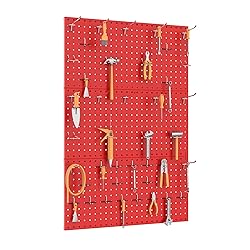 TORACK 3Pcs Metal Pegboard Panels for Wall Garage