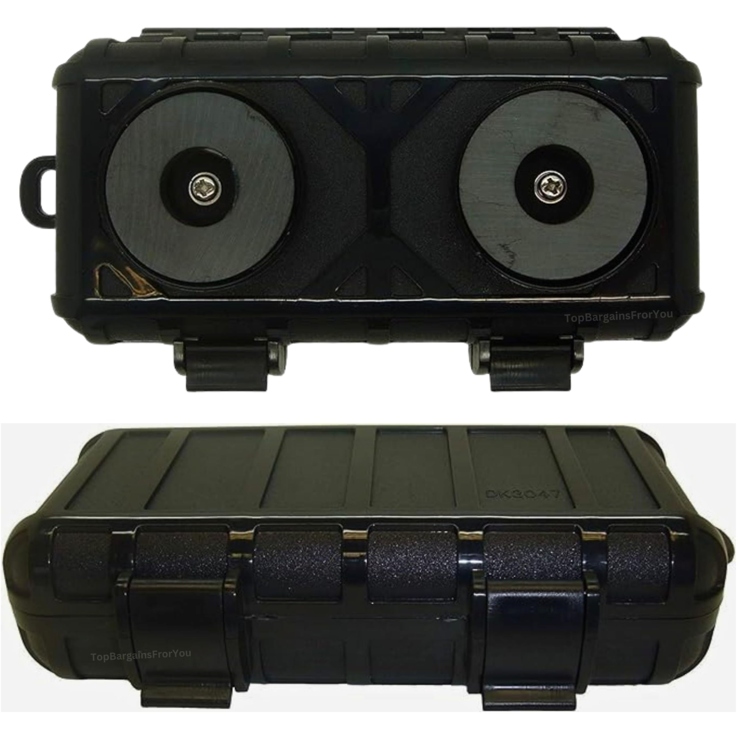 Zactly - 1 x Huge Waterproof Magnetic Stash Box Container for Undercar Truck Lorry Van with a Powerful Magnet Capacity to Store Up to 10kg