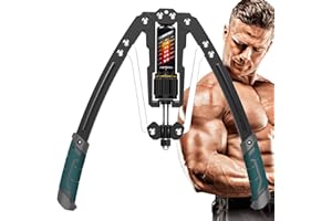 EAST MOUNT Twister Arm Exerciser - Adjustable 22-440lbs Hydraulic Power, Home Chest Expander, Shoulder Muscle Training Fitness Equipment, Arm Enhanced Exercise Strengthener.
