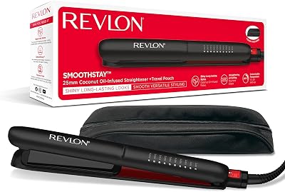 Revlon SmoothStay Coconut Oil-Infused Hair Straightener 25mm 235C RVST2211P
