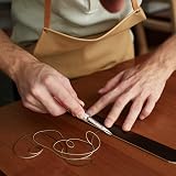 Mudder 8pcs Leather Edge Beveler Skiving Grooving DIY Craft Tool Set 1.5-0.8mm view 6