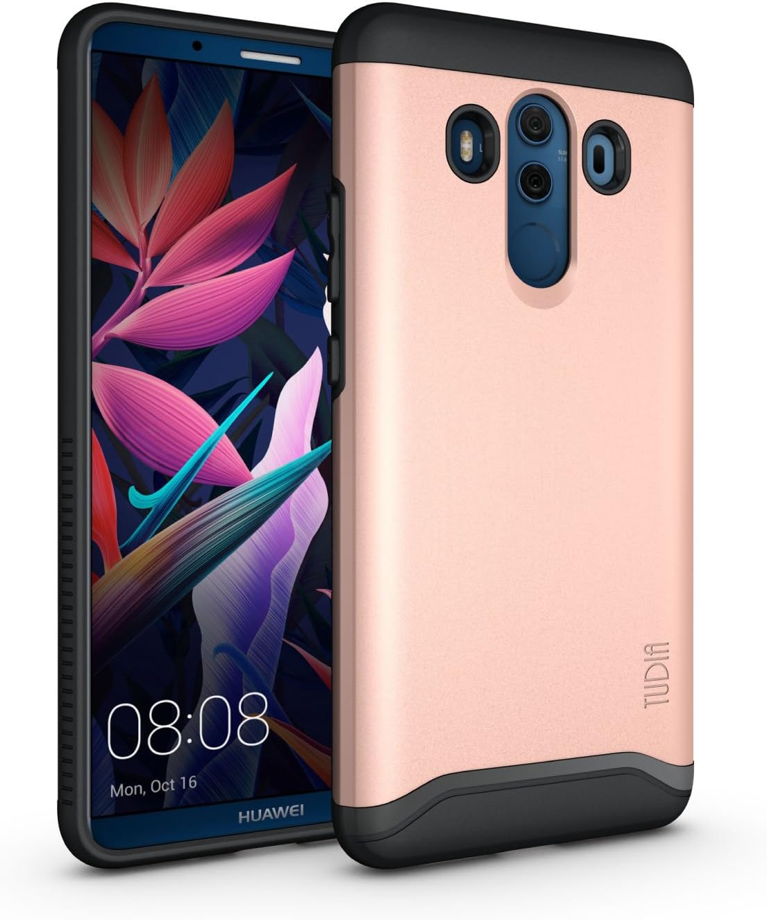 TUDIA Merge, Dual Layer Case Designed for Huawei Mate 10 Pro [NOT Compatible with Huawei Mate 10] (Rose Gold)