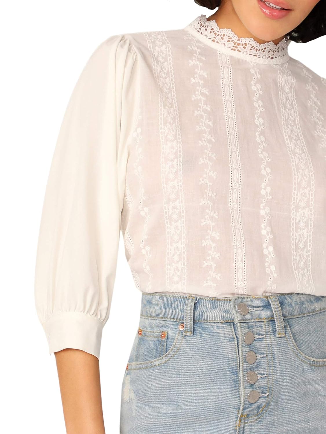 vintage sheer blouse
