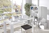 Osco White Faux Leather Pen Pot Desk Organizer 7.5cm W x 10.5cm H x 8.5cm Dia view 4