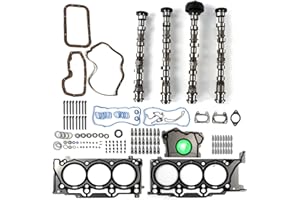Daysyore Engine Camshaft Set with Head Gasket Bolts Kit Fits for Ram 1500 Challenger Grand Caravan Journey Engine V6 3.6L