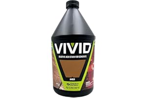 CC Concrete Coatings Vivid Acid Stain for Concrete | Amber | 1-Gallon
