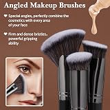 Maange 25Pcs Makeup Brush Set Professional Synthetic Brushes Gift Box view 3