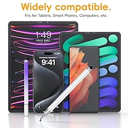 YaCeSyn 8 Pcs Universal 2 in 1 Stylus Pens for