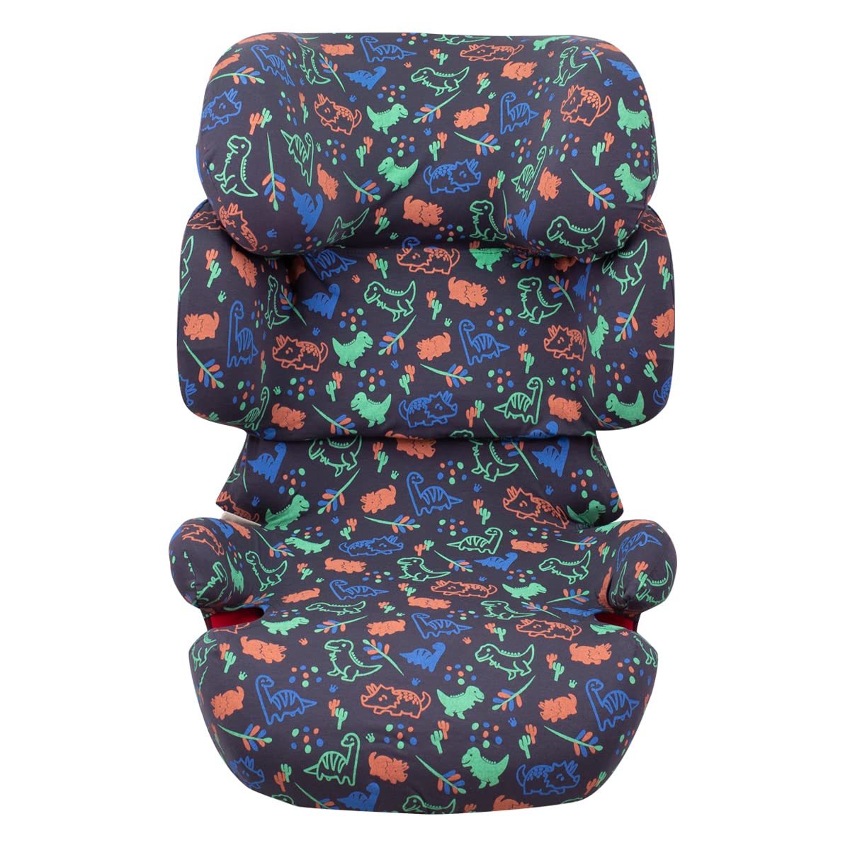 JYOKO KIDS Baby car seat cover liner made cotton compatible with Cybex Solution Fix (Happy Dino)
