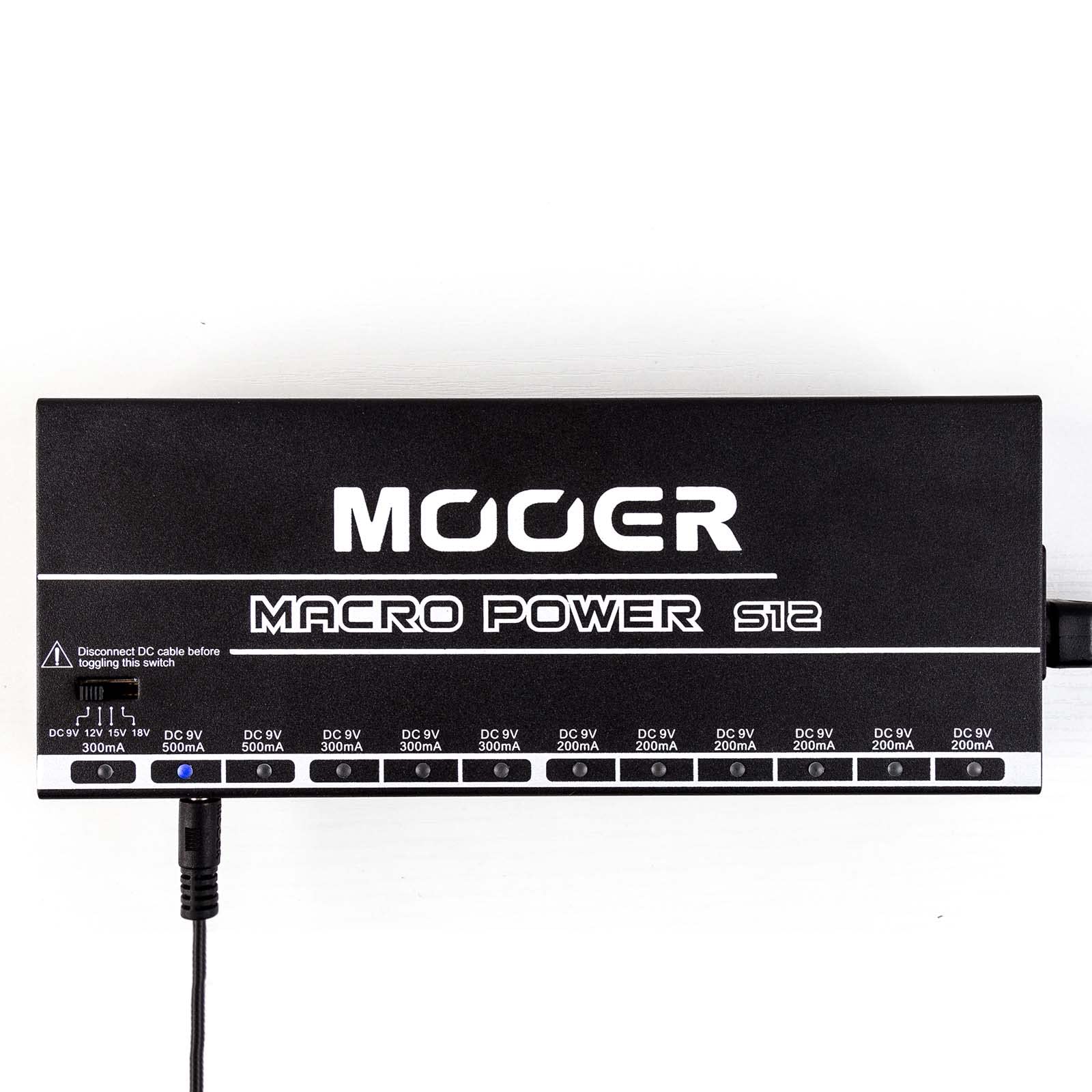 Mooer Macro Power 12 x Isolated Output Guitar Pedal Power Supply MMPS12