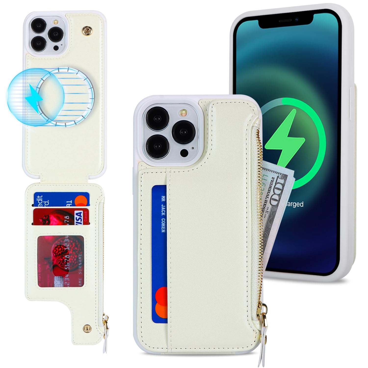 Cavor for iPhone 14 Pro Case with Card