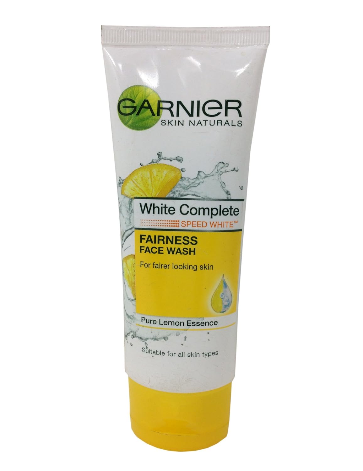 white complete face wash