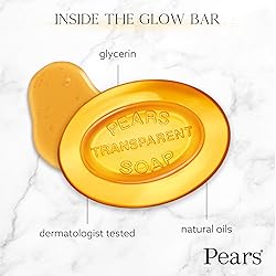 PEARS Soap, Face & Body Soap, Amber – Pure