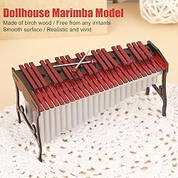 Dollhouse Marimba Model, LIfelike Miniature