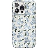 Casely iPhone 14 Pro Case | Nantucket Cottage | Blue Hydrangea | Compatible with MagSafe | Classic Ultra Slim Design