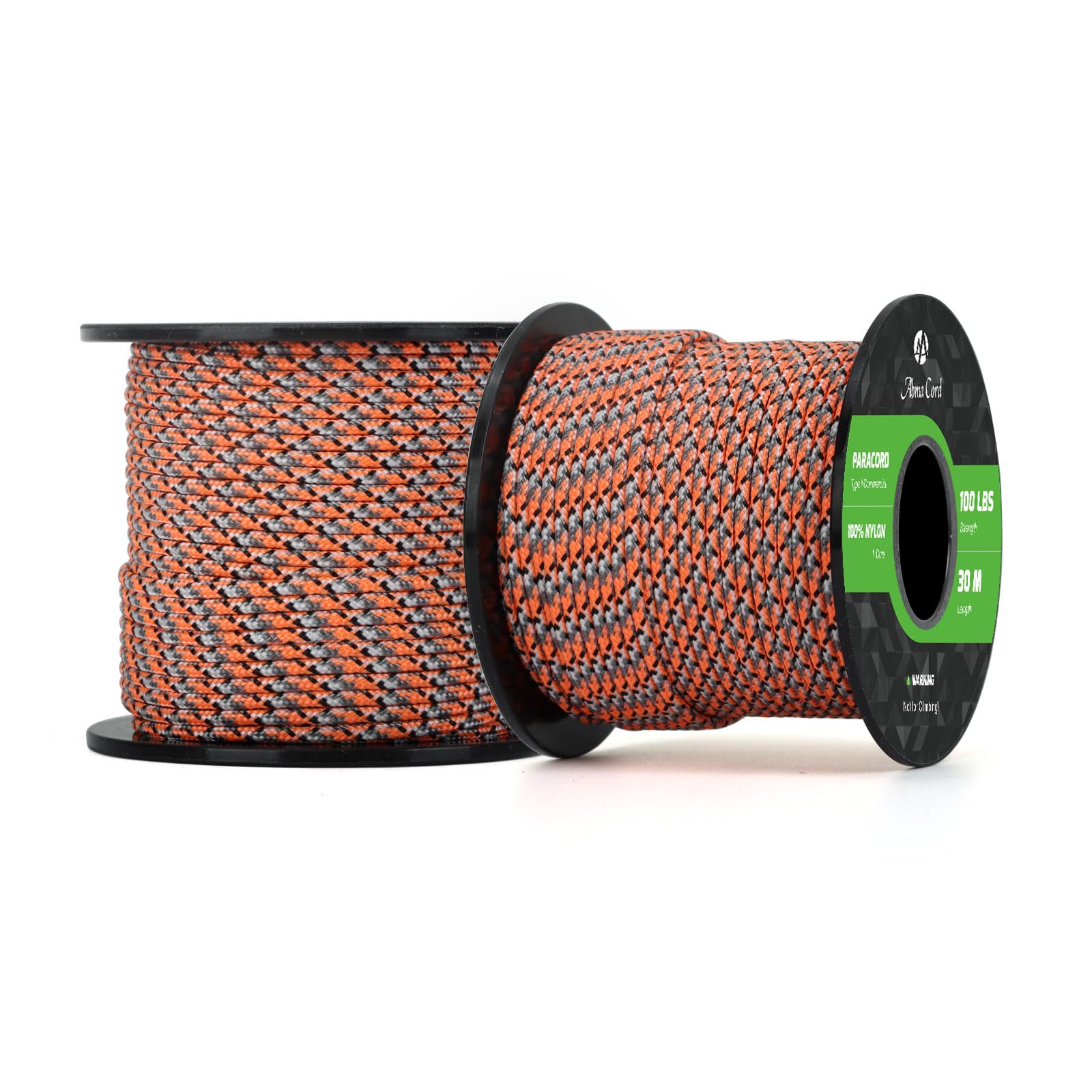 Abma Cord Paracord 100 lbs 2mm 100% Nylon 30M - Corrosion