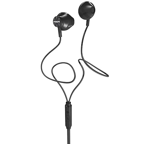 PHILIPS Wired Earbuds with Microphone Ergonomic Comfort-Fit in Ear  Headphones with Mic for Cell Phones, Earp