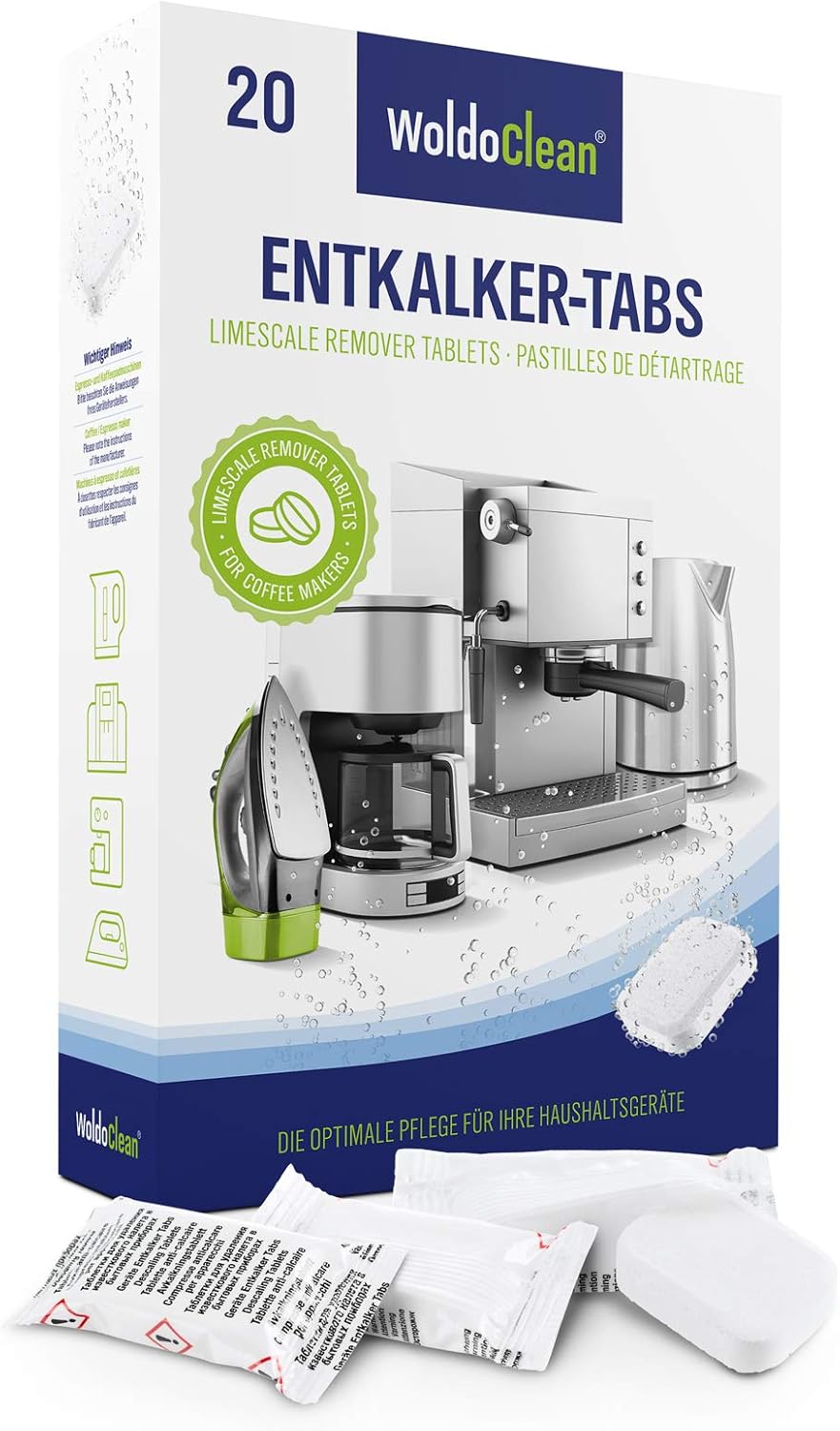 Détartrant Tablettes pour Machines à Café 20x Compatible avec