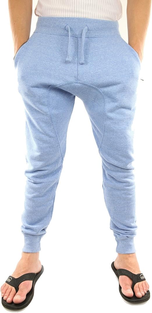 Cabaneli Sarzip Blcchn Pantalon Jogging Sarouel Zip Unisexe Bleu Ciel Chine Bleu Xl Amazon Fr Vetements Et Accessoires