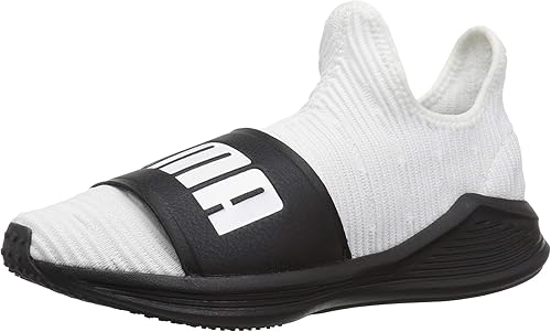 puma slides womens white
