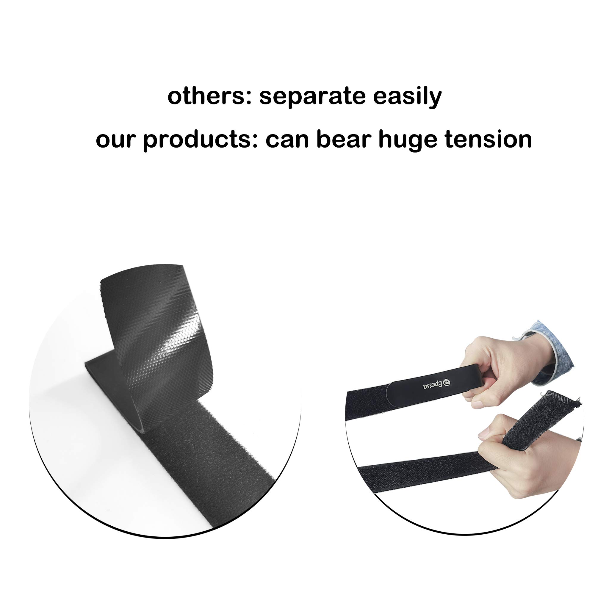 Epessa Hoverboard Seat Attachment Straps with Hoverboard Go Cart Strap Protectors, Hoverboard Go Kart Straps, Adjustable Replacement Straps Compatible with Self Balancing Scooter, Hook and Loop