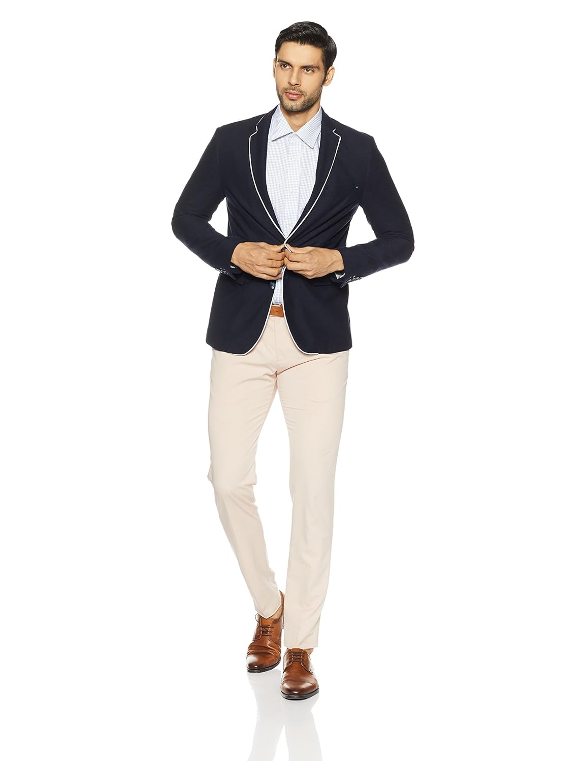 arrow men's plain regular fit formal shirt