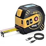 hittaty 2 in 1 Laser Tape Measure, 197 ft Laser
