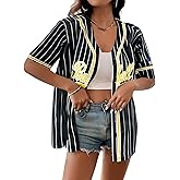 Baseball Shirt Jersey Women Baseball Player T-Shirt Game Day Fan Graphic Tees Button up Short Sleeve