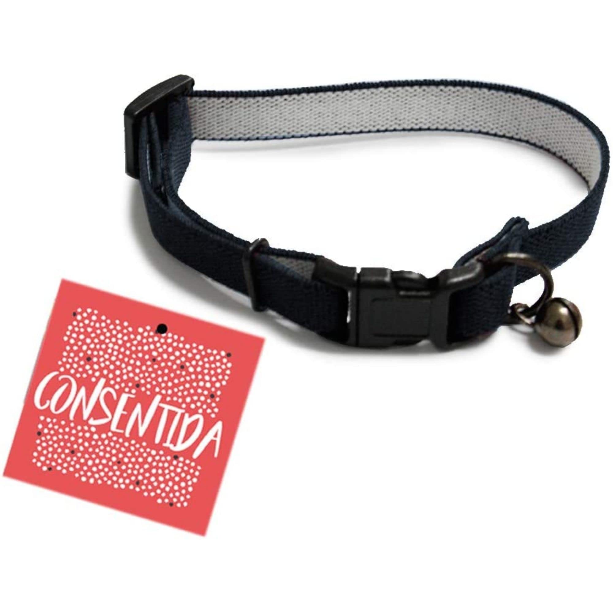 Consentida Navy Blue Elastic Cat Collar CN205442